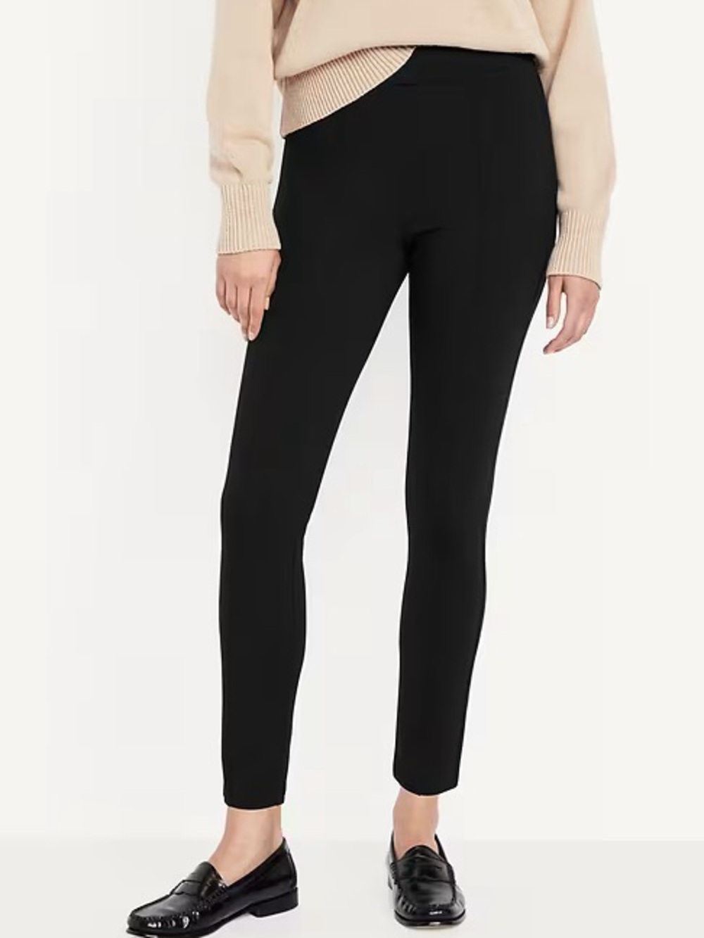NWT! Dress pants sz 10 black straight leg dress pants side zip & elastic waist